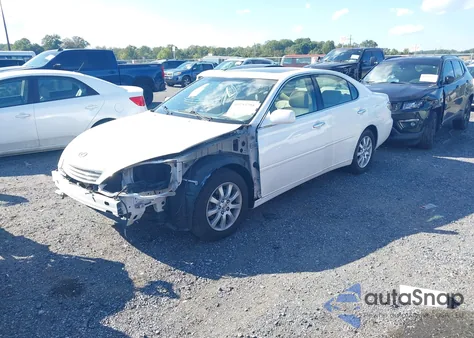 2004 Lexus Es 330 from USA, damaged, VIN JTHBA30G740021002